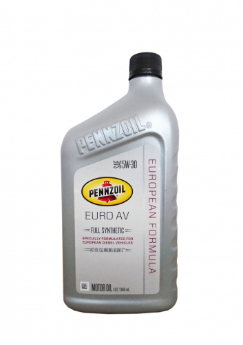 PENNZOIL Euro AV Full Synthetic Motor Oil 5W-30
