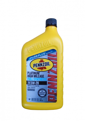 PENNZOIL Platinum High Mileage Full Synthetic Motor Oil 5W-20
